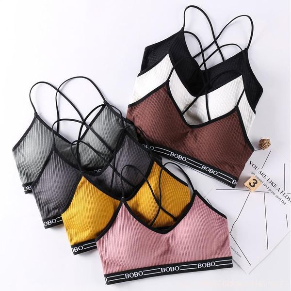 new style thread push up wrap-around beauty back camisole girl's sports underwear pure cotton comfortable sleep seemless breatha1, Red;black
new style thread push up wrap-around beauty back camisole girl's sports underwear pure cotton comfortable sleep seemless breatha1, Red;black