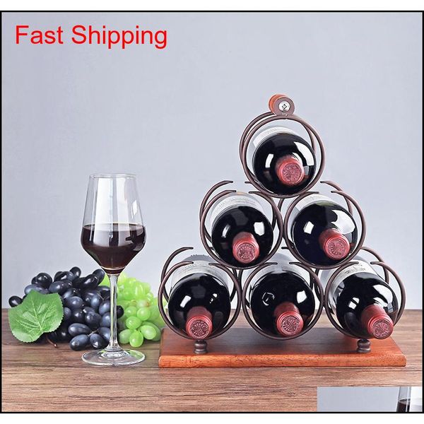 6 bottles retro portable wood metal wrought iron wine rack,countercabinet porch stand wine storage h qylqps bde_luck
6 bottles retro portable wood metal wrought iron wine rack,countercabinet porch stand wine storage h qylqps bde_luck