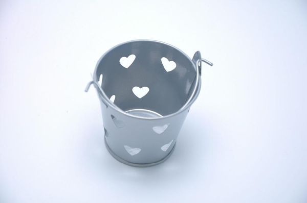 10 x hollow heart white/pink/grey/green/fuchsia tin candy buckets wedding pails metal bucket candy box party decoration
10 x hollow heart white/pink/grey/green/fuchsia tin candy buckets wedding pails metal bucket candy box party decoration