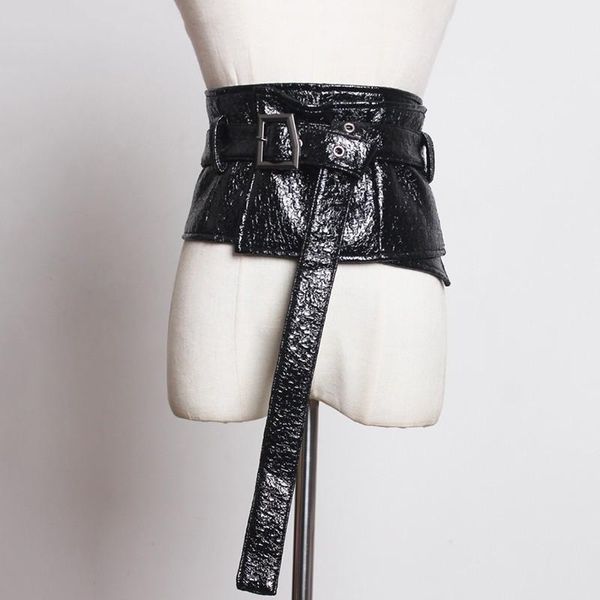 seebeautiful new fashon 2020 autumn black rivet crocodile grain pu leather long belts irregular wide girdle women y446, Black;brown
seebeautiful new fashon 2020 autumn black rivet crocodile grain pu leather long belts irregular wide girdle women y446, Black;brown