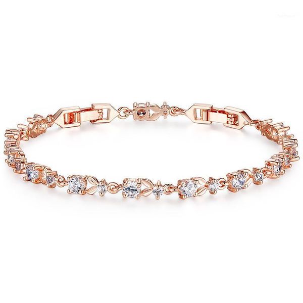 disiniya 6 colors luxury rose gold color chain link bracelet for women ladies shining cubic zircon crystal jewelry sjib000131, Black
disiniya 6 colors luxury rose gold color chain link bracelet for women ladies shining cubic zircon crystal jewelry sjib000131, Black
