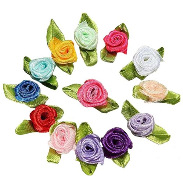 100pcs mini satin ribbon rose flower leaf wedding decor appliques sewing diy main color:white
100pcs mini satin ribbon rose flower leaf wedding decor appliques sewing diy main color:white