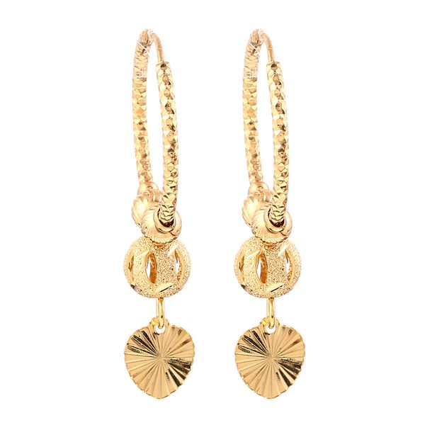 new romantic gold plated heart hoop earrings for women accessories party girlfriend gift, Golden;silver
new romantic gold plated heart hoop earrings for women accessories party girlfriend gift, Golden;silver