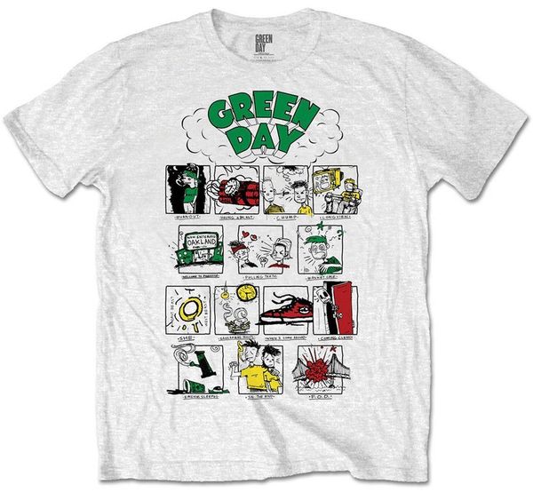 green day 'dookie comic strip 't-shirt - neu und offiziell novelty cool men short sleeve t shirt solid color, White;black
green day 'dookie comic strip 't-shirt - neu und offiziell novelty cool men short sleeve t shirt solid color, White;black