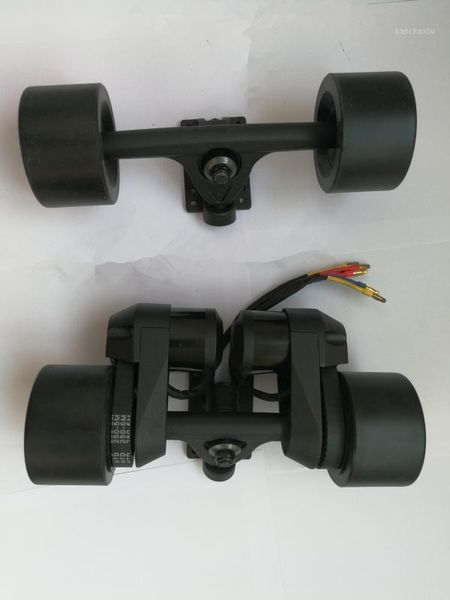 skateboarding electric longboard skateboard conversion kit rear truck with two motor +front - belt drive dual 5065 83mm wheels1
skateboarding electric longboard skateboard conversion kit rear truck with two motor +front - belt drive dual 5065 83mm wheels1