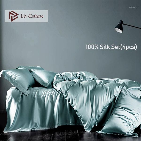 liv-esthete luxury 100% silk color beauty bedding set silky healthy duvet cover flat sheet pillowcases king bed linen set1
liv-esthete luxury 100% silk color beauty bedding set silky healthy duvet cover flat sheet pillowcases king bed linen set1