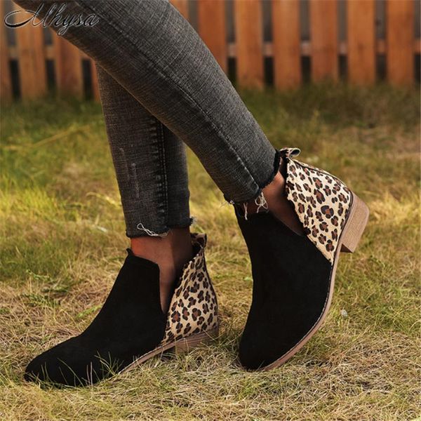 2020 autumn women leopard print ankle boots fashion round toe women leopard print slip-on warm ankle boots botas mujer, Black
2020 autumn women leopard print ankle boots fashion round toe women leopard print slip-on warm ankle boots botas mujer, Black