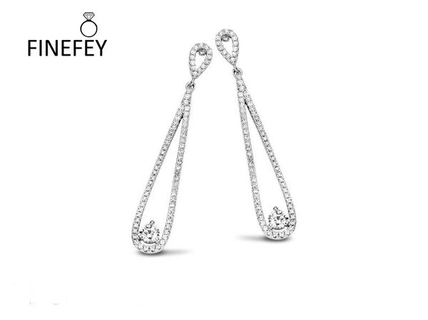 finefey s925sterling silver cubic long style dangle hoop earrings,fashion design with long style,round cut cubic dangle earrings
finefey s925sterling silver cubic long style dangle hoop earrings,fashion design with long style,round cut cubic dangle earrings