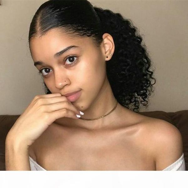 3c 4c afro kinky curls ponytailer cabelo humano natural clip in ponytails hair pieces haarstukje paardenstaart met 120g, Black
3c 4c afro kinky curls ponytailer cabelo humano natural clip in ponytails hair pieces haarstukje paardenstaart met 120g, Black