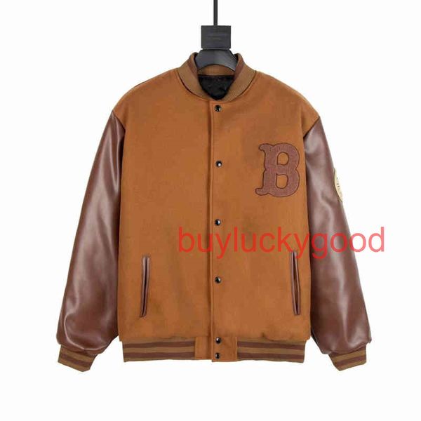 brand coat bbr bajia men's brown baseball suit flight jacket and wo warm fashion brand, Tan;black
brand coat bbr bajia men's brown baseball suit flight jacket and wo warm fashion brand, Tan;black