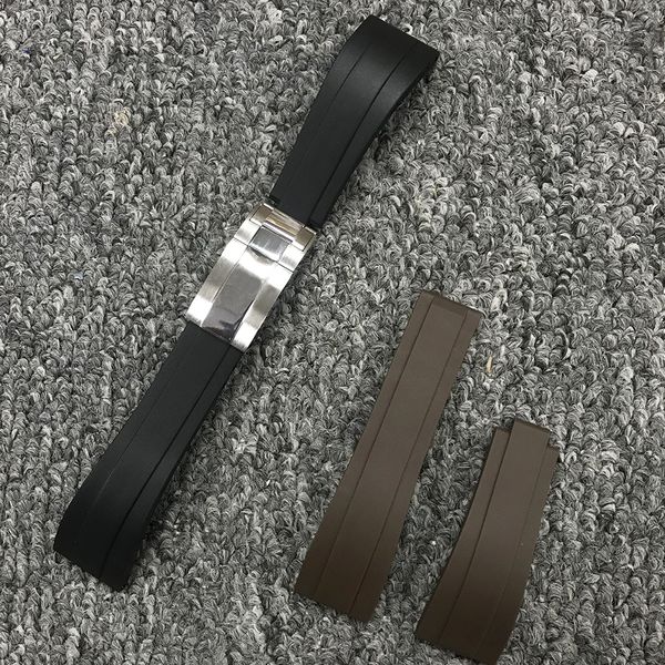 21mm strap fit for rolex sub/gmt soft durable waterproof band watch band accessories with silver steel clasp, Black;brown
21mm strap fit for rolex sub/gmt soft durable waterproof band watch band accessories with silver steel clasp, Black;brown