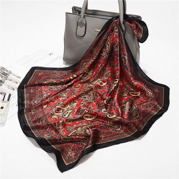 scarves yishine 60*60cm fashion women square scarf wraps retro cashew spring summer head neck hair tie band neckerchief bag decor, Blue;gray
scarves yishine 60*60cm fashion women square scarf wraps retro cashew spring summer head neck hair tie band neckerchief bag decor, Blue;gray