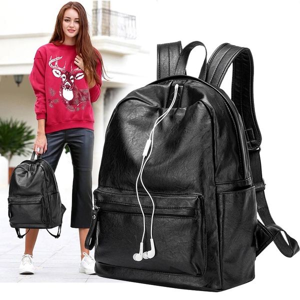 female genuine leather fashion school bags for women dual-use travel backpacks c1153
female genuine leather fashion school bags for women dual-use travel backpacks c1153