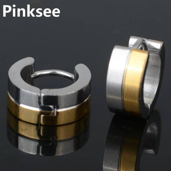 1pair punk mens women earring hoops 316l stainless steel huggie hoop earrings gauges ear jewelry gift high quailty, Golden;silver
1pair punk mens women earring hoops 316l stainless steel huggie hoop earrings gauges ear jewelry gift high quailty, Golden;silver