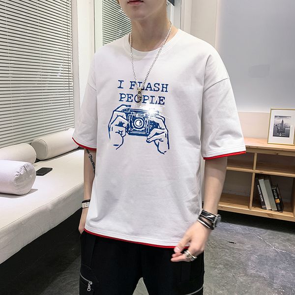 men's cotton t-shirt word printing men basic summer loose style fabric fashion t shirt 12 colors streetwear size 4xl, White;black
men's cotton t-shirt word printing men basic summer loose style fabric fashion t shirt 12 colors streetwear size 4xl, White;black