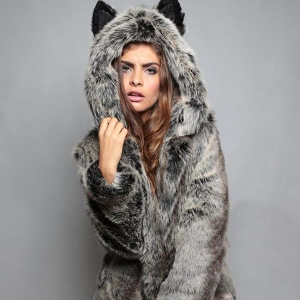 women's fur & faux leosoxs hooded coats women female autumn winter thick flocking full sleeve fashion clothing england style wild, Black
women's fur & faux leosoxs hooded coats women female autumn winter thick flocking full sleeve fashion clothing england style wild, Black