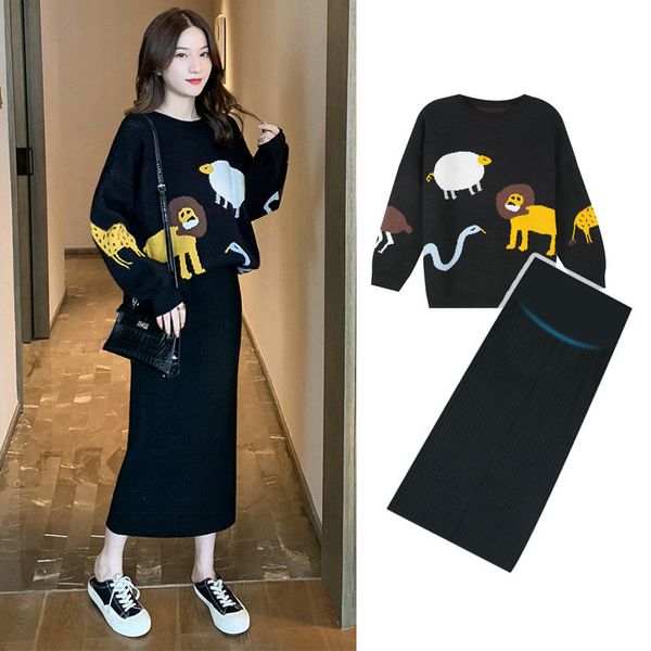 pregnant women's sweater out fashion wear loose knit autumn winter versatile bottoming shirt foreign style suit, White
pregnant women's sweater out fashion wear loose knit autumn winter versatile bottoming shirt foreign style suit, White