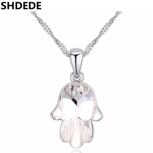 shdede austrian crystal fashion hand necklace pendant for women cocktail party jewelry choker accessories -236601, Silver
shdede austrian crystal fashion hand necklace pendant for women cocktail party jewelry choker accessories -236601, Silver