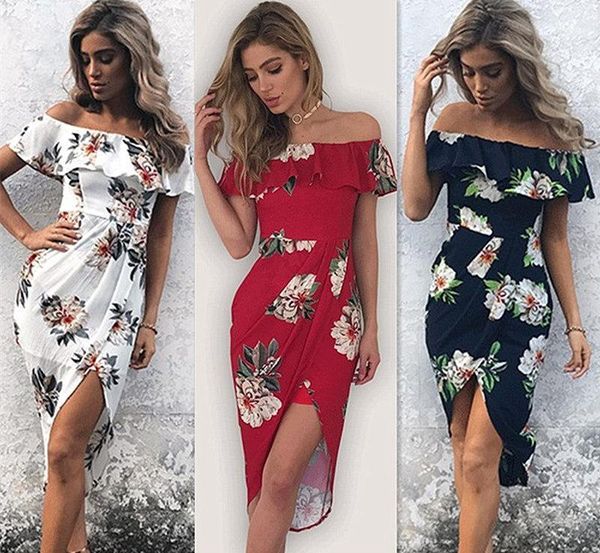 new fashion women dress floral print slash neck boho dress ladies floral casual long dresses women summer beach dresses sundress1, White;black
new fashion women dress floral print slash neck boho dress ladies floral casual long dresses women summer beach dresses sundress1, White;black