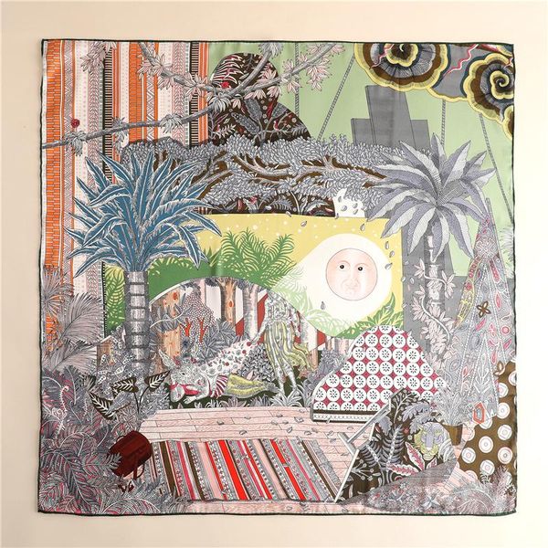 scarves 90*90cm square silk scarf women design print twill foulard shawls lady wraps hijab bandana female kerchief 2021, Blue;gray
scarves 90*90cm square silk scarf women design print twill foulard shawls lady wraps hijab bandana female kerchief 2021, Blue;gray