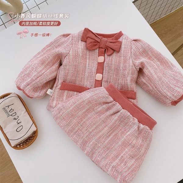 clothing sets 2021 winter baby dress girl plus velvet thick two-piece set, White
clothing sets 2021 winter baby dress girl plus velvet thick two-piece set, White