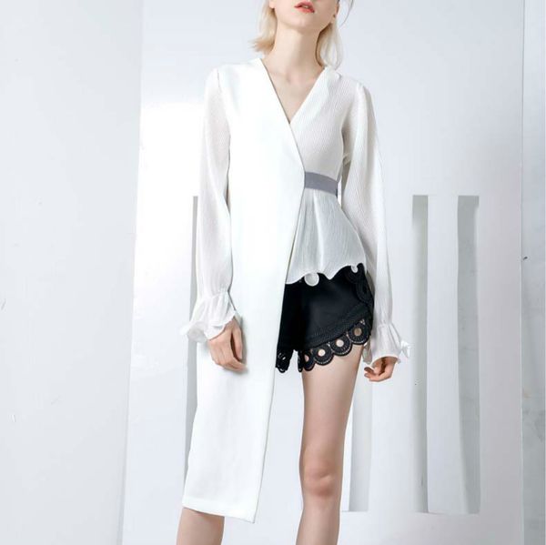 new 2021 irregular designer persona jackets with v-cleavage see through the feminine flare track black shirt 373v, White
new 2021 irregular designer persona jackets with v-cleavage see through the feminine flare track black shirt 373v, White