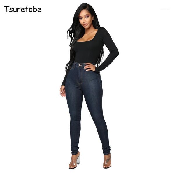 women's jeans tsuretobe fashion high waist denim pencil pants women bodycon elastic long slim lady casual skinny trousers button female, Blue
women's jeans tsuretobe fashion high waist denim pencil pants women bodycon elastic long slim lady casual skinny trousers button female, Blue