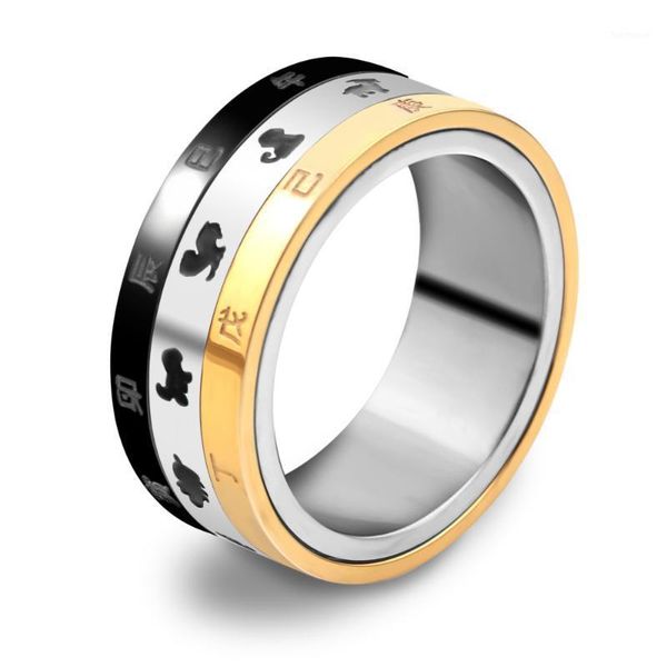 fashion jewelry male simple style accessories grade stainless steel zodiac turn rotated men rings1, Slivery;golden
fashion jewelry male simple style accessories grade stainless steel zodiac turn rotated men rings1, Slivery;golden