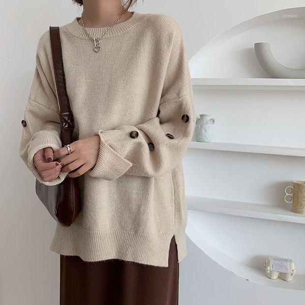 pure color warm knitted wild pullover sweaters women autumn winter knit sweater jacket o neck long-sleeved pullovers jumper1, White;black
pure color warm knitted wild pullover sweaters women autumn winter knit sweater jacket o neck long-sleeved pullovers jumper1, White;black