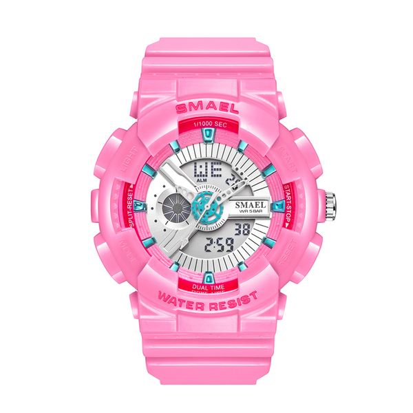 new smael fashion ins style quartz ditigal womens ladies watch high school student lovers girls watches pink resin strap sport a04c1, Slivery;brown
new smael fashion ins style quartz ditigal womens ladies watch high school student lovers girls watches pink resin strap sport a04c1, Slivery;brown