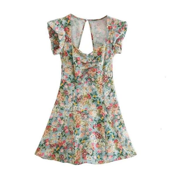 2020 print new style slim satin summer dress 0276825, Black;gray