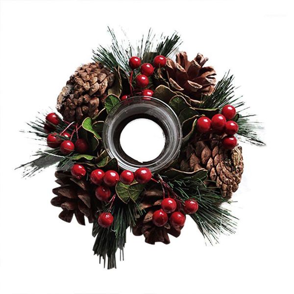 decorative flowers & wreaths door hanging wreath year decoration christmas candle holder fashion pinecone berries glass xmas decor1
decorative flowers & wreaths door hanging wreath year decoration christmas candle holder fashion pinecone berries glass xmas decor1