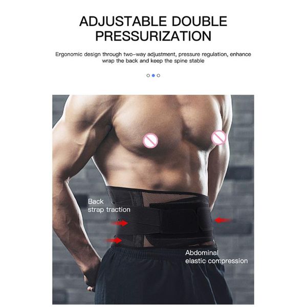 heat pressure waist spine support belt compression lumbar back protective brace working-out comfortable decoration, Black;gray
heat pressure waist spine support belt compression lumbar back protective brace working-out comfortable decoration, Black;gray