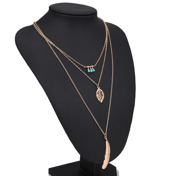 tenande vintage 3 layered chain bohemian seed beads leaves necklaces & pendants big alloy feather statement necklaces for women, Silver
tenande vintage 3 layered chain bohemian seed beads leaves necklaces & pendants big alloy feather statement necklaces for women, Silver