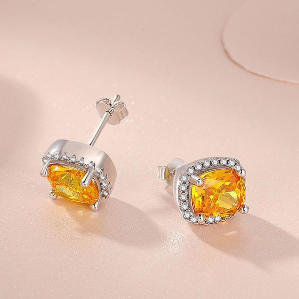 white copper gold plated pure silver ear pin women's earrings luxury square diamond earrings with yellow pink imitation, Golden;silver
white copper gold plated pure silver ear pin women's earrings luxury square diamond earrings with yellow pink imitation, Golden;silver