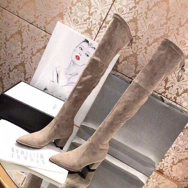 super skinny knee-high bootsstretch velvet background completmortable мягкие овчины, Black
super skinny knee-high bootsstretch velvet background completmortable мягкие овчины, Black