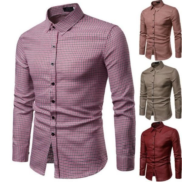 men's casual shirts plaid slim long sleeve single breasted fit basic 2021 autumn, White;black
men's casual shirts plaid slim long sleeve single breasted fit basic 2021 autumn, White;black