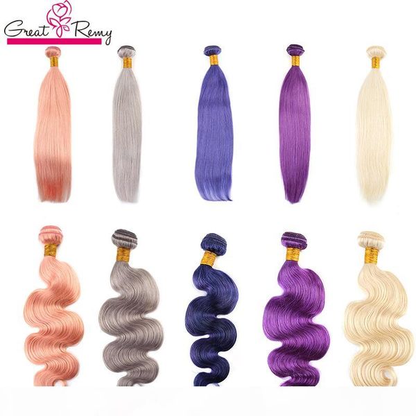 greatremy 11a pink green grey blonde blue purple 99j colors human hair extensions about 300g lot straight body wave accept customization, Black
greatremy 11a pink green grey blonde blue purple 99j colors human hair extensions about 300g lot straight body wave accept customization, Black