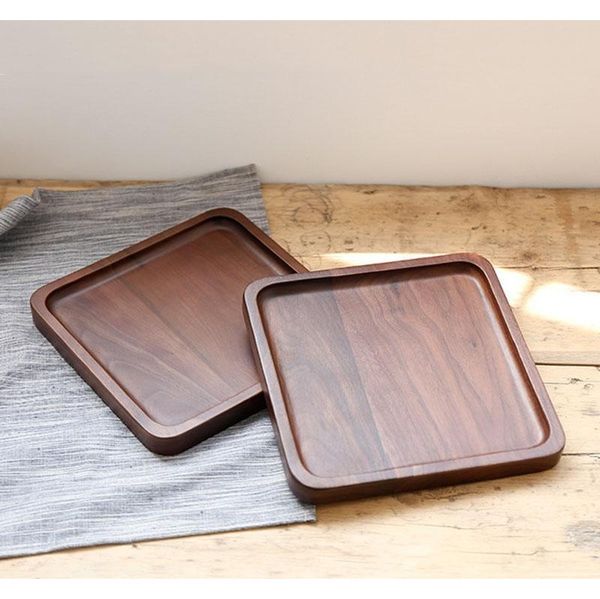 black walnut wooden square tray fruit snack bread plates eco friendly food dinner dishes wooden plate breakfast bbylmw packing2010
black walnut wooden square tray fruit snack bread plates eco friendly food dinner dishes wooden plate breakfast bbylmw packing2010