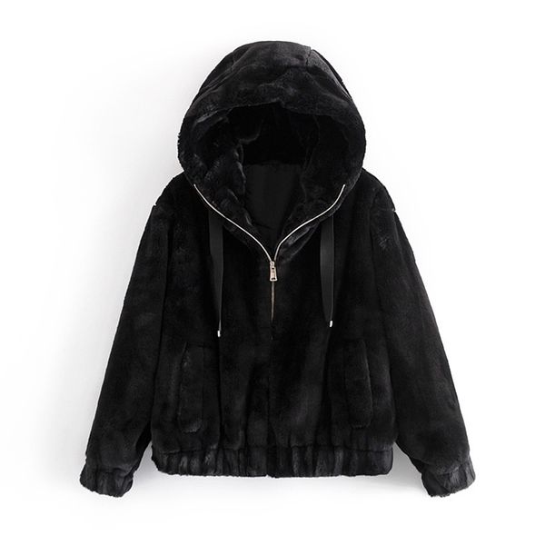 causal women black faux fur coats fashion ladies zipper jackets streetwear female thick hooded outercoat chic girl coat 201029
causal women black faux fur coats fashion ladies zipper jackets streetwear female thick hooded outercoat chic girl coat 201029