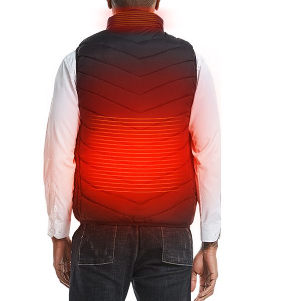 men autumn winter smart heating cotton vest usb infrared heating vest women outdoor flexible thermal winter warm jacket lj201221, Black;white
men autumn winter smart heating cotton vest usb infrared heating vest women outdoor flexible thermal winter warm jacket lj201221, Black;white
