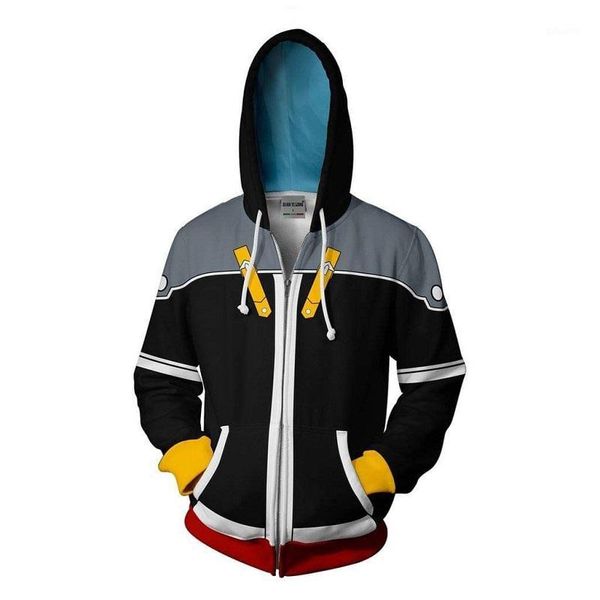 2020 autumn and winter new casual 3d creative printing kingdom heart 2 sora black zipper hoodie personality hip hop pullover1
2020 autumn and winter new casual 3d creative printing kingdom heart 2 sora black zipper hoodie personality hip hop pullover1