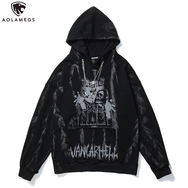 aolamegs men hip hop hoodie sweatshirt gothic horror skull print punk chain high street hipster thick hooded pullover streetwear 201113, Black
aolamegs men hip hop hoodie sweatshirt gothic horror skull print punk chain high street hipster thick hooded pullover streetwear 201113, Black