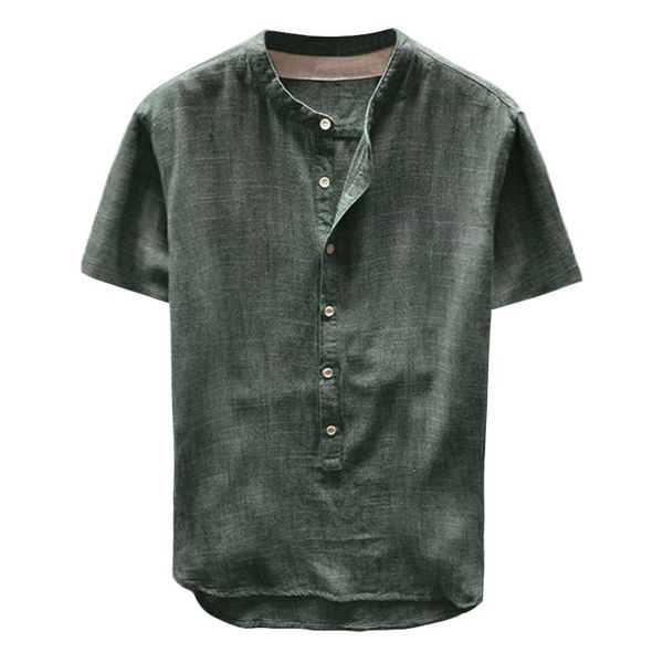 summer men wear new style japanese-style flax short sleeve men's retro cotton linen two-button v-neck large size ##7, White;black
summer men wear new style japanese-style flax short sleeve men's retro cotton linen two-button v-neck large size ##7, White;black
