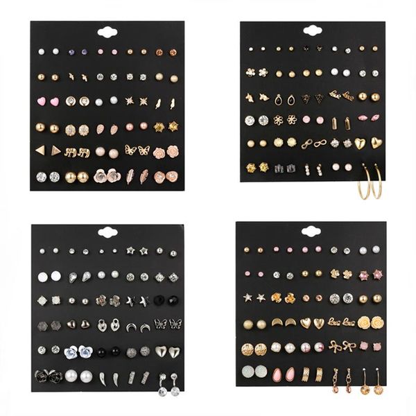 stud 30 pairs of floral women's earrings set pearl crystal studs geometric for 2021 jewelry gift, Golden;silver
stud 30 pairs of floral women's earrings set pearl crystal studs geometric for 2021 jewelry gift, Golden;silver