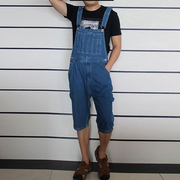 2020 new denim men's overalls five tidal shorts loose big slacks straight pants dark blue jeans size 46 d31i
2020 new denim men's overalls five tidal shorts loose big slacks straight pants dark blue jeans size 46 d31i