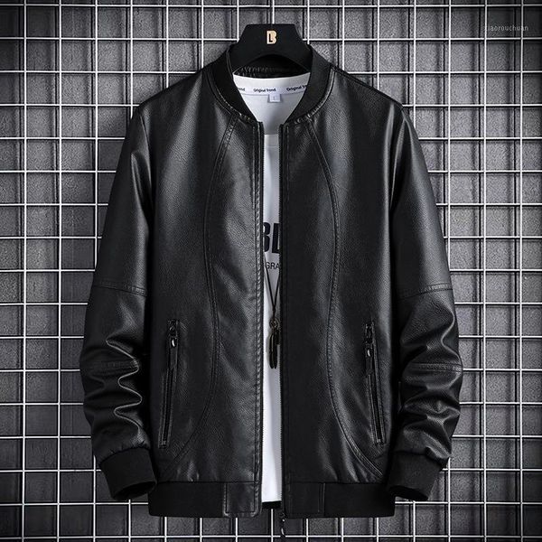 2020 new men's leather jackets spring fall casual leather coats plus sizes men's clothing men motorcycle jacket1, Black
2020 new men's leather jackets spring fall casual leather coats plus sizes men's clothing men motorcycle jacket1, Black