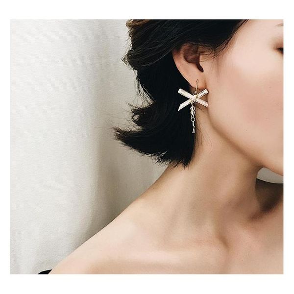 retro bow earhook personalized simplicity sweet cute bowknot pendant transparent pearls wholesa sqcxpb queen66, Silver
retro bow earhook personalized simplicity sweet cute bowknot pendant transparent pearls wholesa sqcxpb queen66, Silver