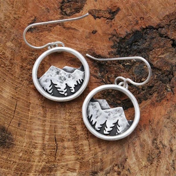 dangle & chandelier silvery hollow circle drop earring vintage forest mountains pattern for women abstract geometric pendant earrings jewelr, Silver
dangle & chandelier silvery hollow circle drop earring vintage forest mountains pattern for women abstract geometric pendant earrings jewelr, Silver