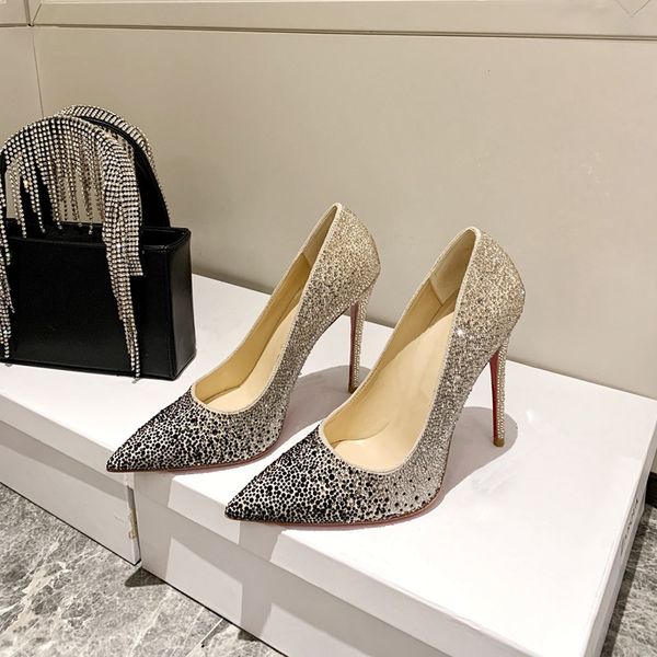 2021 good quality fashion women pointed toe sequins diamonds shoe pumps woman prom dress high heels wedding shoes highs heel, Black
2021 good quality fashion women pointed toe sequins diamonds shoe pumps woman prom dress high heels wedding shoes highs heel, Black